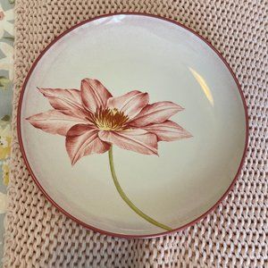 Noritake Colorwave Raspberry Floral Appetizer Salad Plate 8.25 Inches  NEW